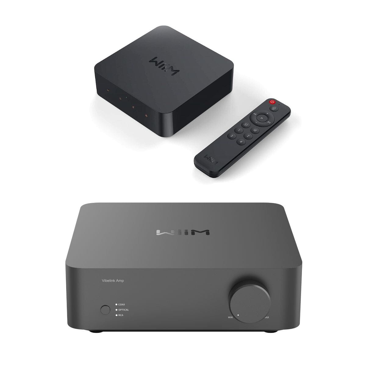 WiiM VibeLink Amp + WiiM Pro Plus Wi-Fi Streamer Bundle - K&B Audio