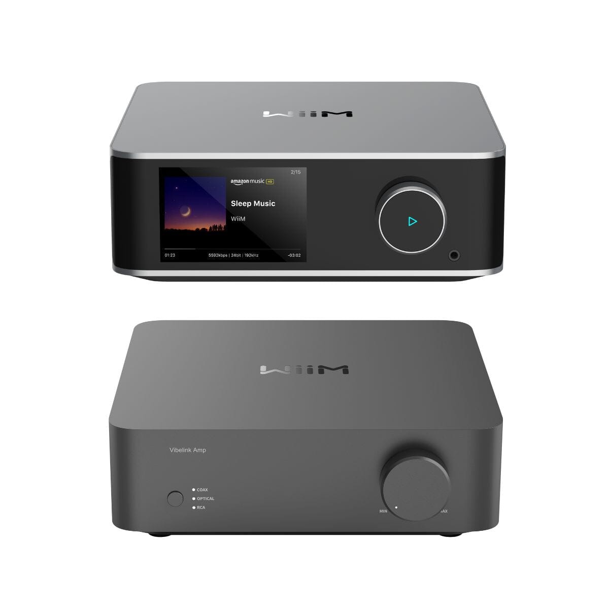 WiiM VibeLink Amp + WiiM Ultra Wi-Fi Streamer Bundle - K&B Audio