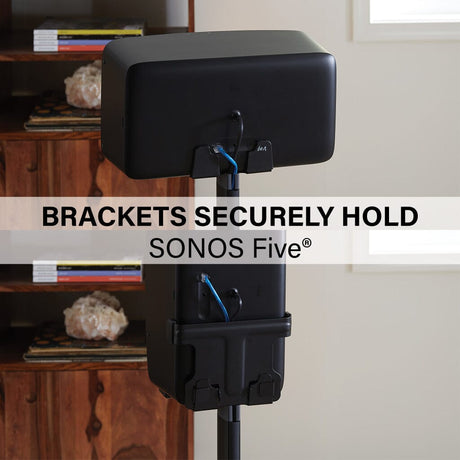 Wireless Speaker Stand Designed For Sonos Play:5 - Each Speaker Brackets & Stands Sanus 