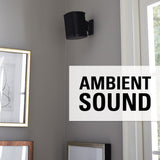 Wireless Speaker Swivel & Tilt Wall Mount Designed for Sonos One SL, Play:1, Play:3 - Pair - K&B Audio