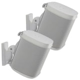 Wireless Speaker Swivel & Tilt Wall Mount Designed for Sonos One SL, Play:1, Play:3 - Pair - K&B Audio