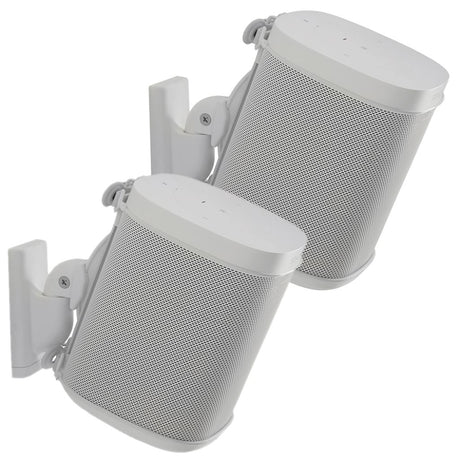 Wireless Speaker Swivel & Tilt Wall Mount Designed for Sonos One SL, Play:1, Play:3 - Pair - K&B Audio
