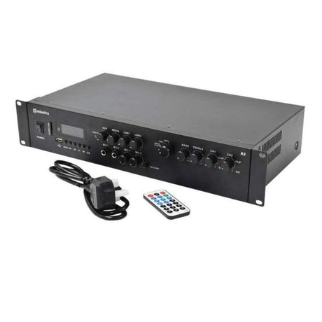 Adastra A2 200W Stereo Amplifier with FM Radio/Bluetooth & Media Player - K&B Audio