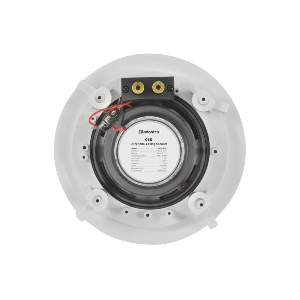 Adastra C6D 6.5" Ceiling Speaker With Directional Tweeter - K&B Audio