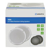 Adastra OD6-W8 OD Series 100W 6.5" Water Resistant In Ceiling Speakers (Pair) - K&B Audio