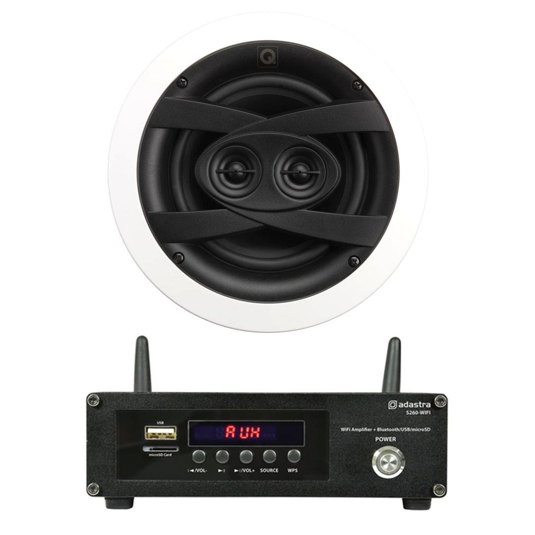 Adastra S260 WiFi & Bluetooth 6.5" Bathroom Ceiling Speaker System - K&B Audio