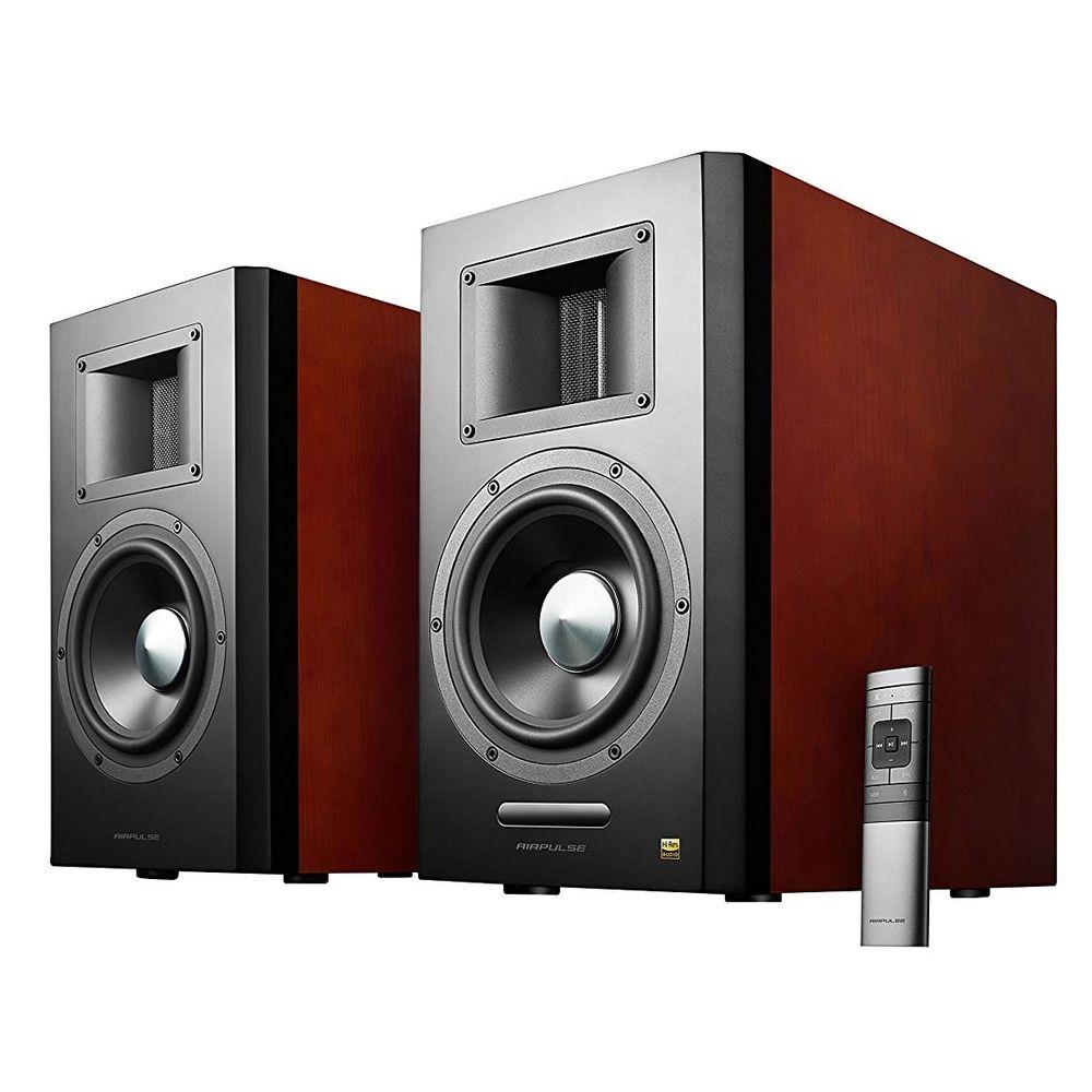 Airpulse A300 160W Active Bookshelf Speakers with Bluetooth - K&B Audio