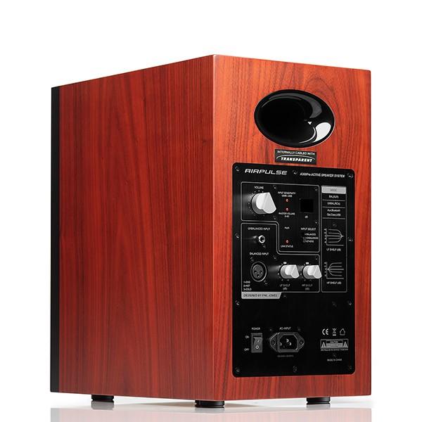 [OPEN BOX] Airpulse A300PRO Hi-Res Active Bookshelf Speakers with Wireless Link - K&B Audio