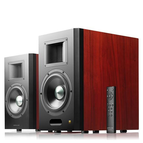 Airpulse A300PRO Hi-Res Active Bookshelf Speakers with Wireless Link - K&B Audio