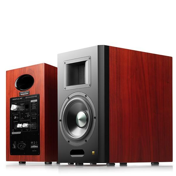 [OPEN BOX] Airpulse A300PRO Hi-Res Active Bookshelf Speakers with Wireless Link - K&B Audio