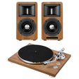 Teac TN-400BT-X Bluetooth Turntable + Airpulse A80 Active Bluetooth Speakers - K&B Audio