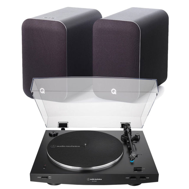 Audio-Technica LP3XBT & Q Acoustics M20 Bluetooth Turntable with Speakers - K&B Audio