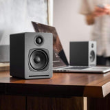 Audioengine A1 Wireless Bookshelf Speakers with Bluetooth (Pair) - K&B Audio