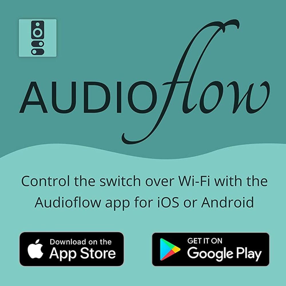 Audioflow 4 Way Smart Speaker Selector Switch with App Control - K&B Audio