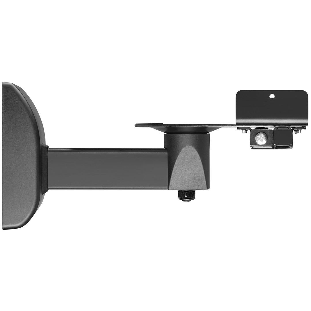 Universal Bookshelf Speaker Wall Mounts - Black (Pair) - K&B Audio