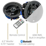NEXT C6B 6.5" Premium Bluetooth Ceiling Speakers - 5.0 aptX (Pair) - K&B Audio