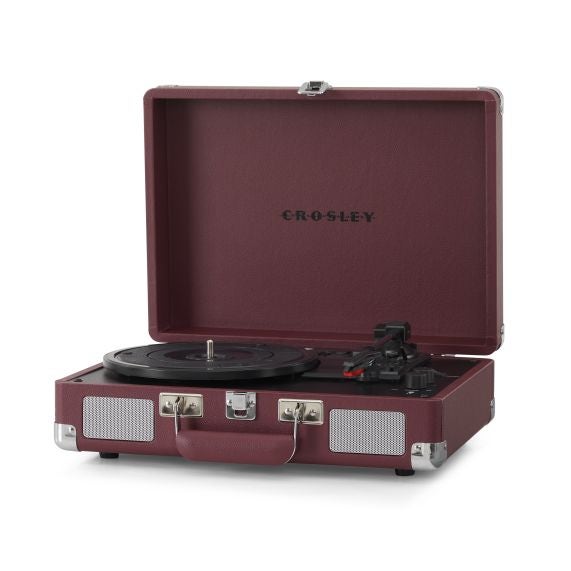 Crosley Cruiser Deluxe Plus Portable Record Player with Bluetooth - Purple Ash - K&B Audio