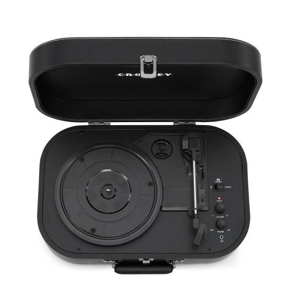 Crosley Discovery Portable Record Player with Bluetooth - Black - K&B Audio