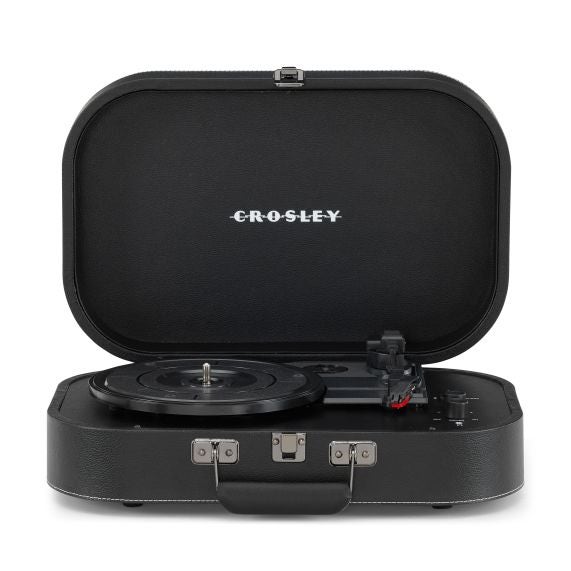 Crosley Discovery Portable Record Player with Bluetooth - Black - K&B Audio