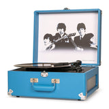 Crosley The Beatles Anthology Portable Record Player - Blue - K&B Audio
