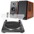 Audio-Technica LP60X Turntable + Edifier R1700BTs Active Bluetooth Speakers - K&B Audio