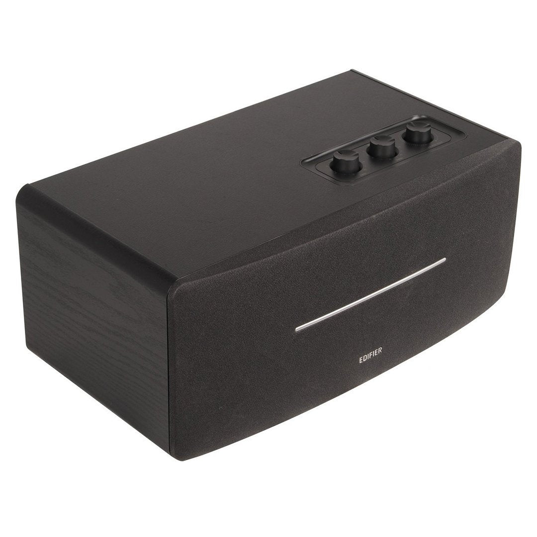 [OPEN BOX] Edifier D12 Stereo Active Desktop Speaker with Bluetooth - Black - K&B Audio