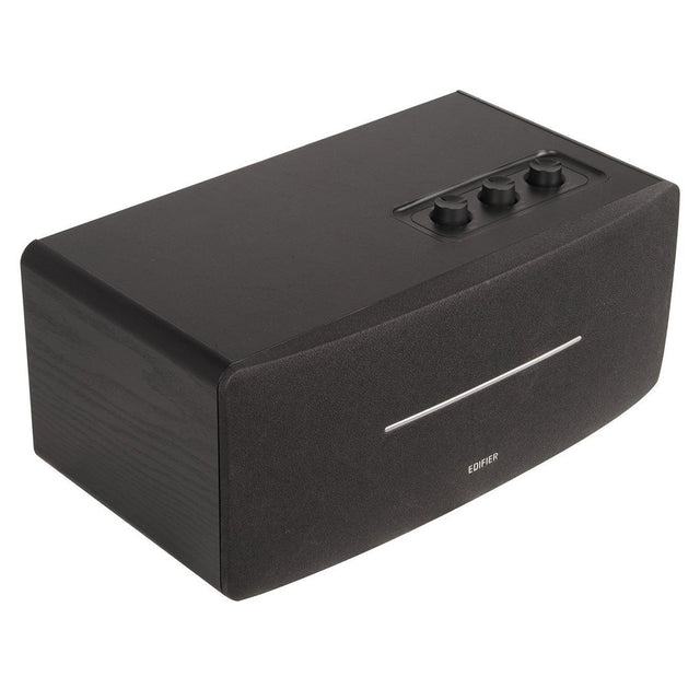 [OPEN BOX] Edifier D12 Stereo Active Desktop Speaker with Bluetooth - Black - K&B Audio