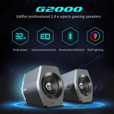 Edifier HECATE G2000 2.0 Gaming Speakers PC or Console with Bluetooth, RGB Lights & AUX Input - K&B Audio