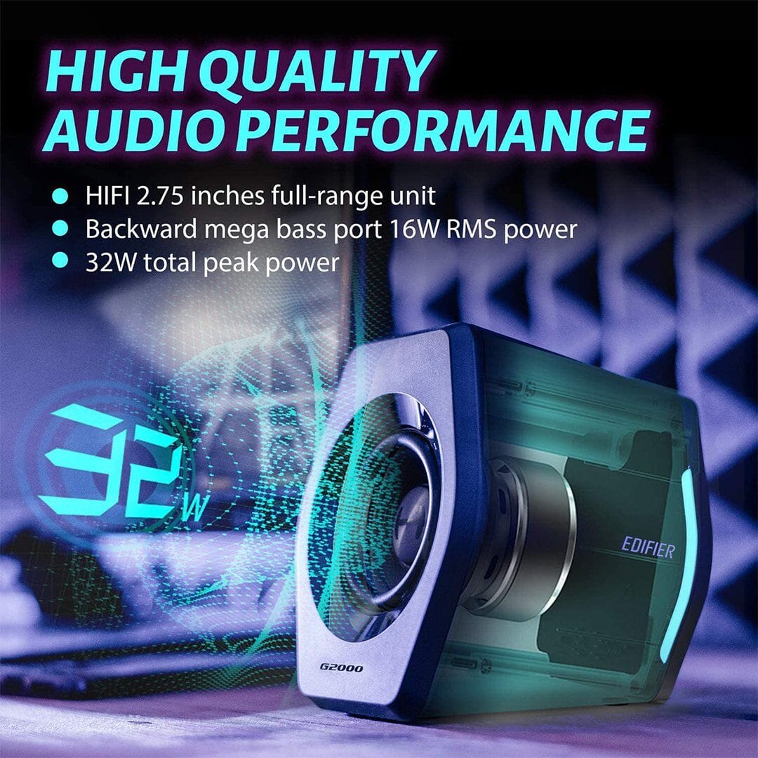 Edifier HECATE G2000 2.0 Gaming Speakers with Bluetooth & RGB