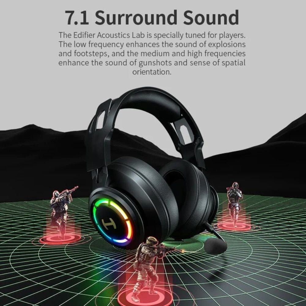 Edifier HECATE G35 7.1 Surround Sound USB Gaming Headset – K&B Audio