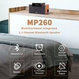 Edifier MP260 2.1 Channel Portable Bluetooth Speaker with Clock - K&B Audio