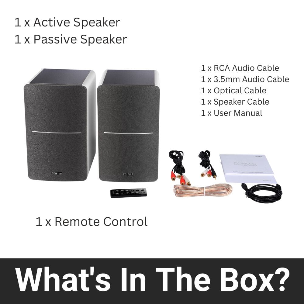 Edifier R1280DB Active Bookshelf Speakers with Bluetooth - K&B Audio