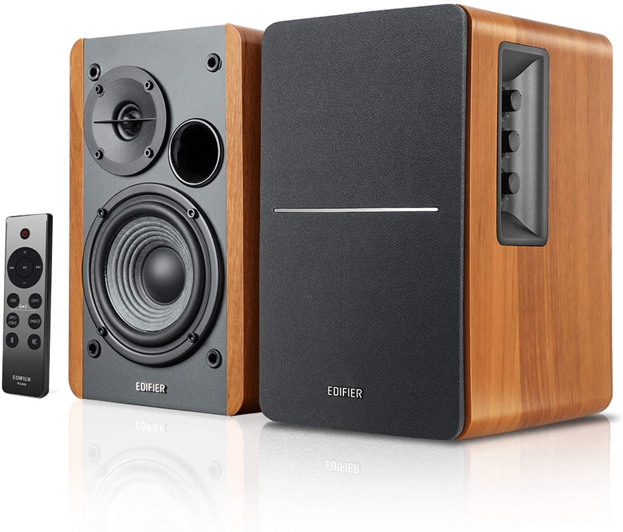 [OPEN BOX] Edifier R1280DBs Active Bookshelf Speakers with Bluetooth 5.0 - Wood - K&B Audio