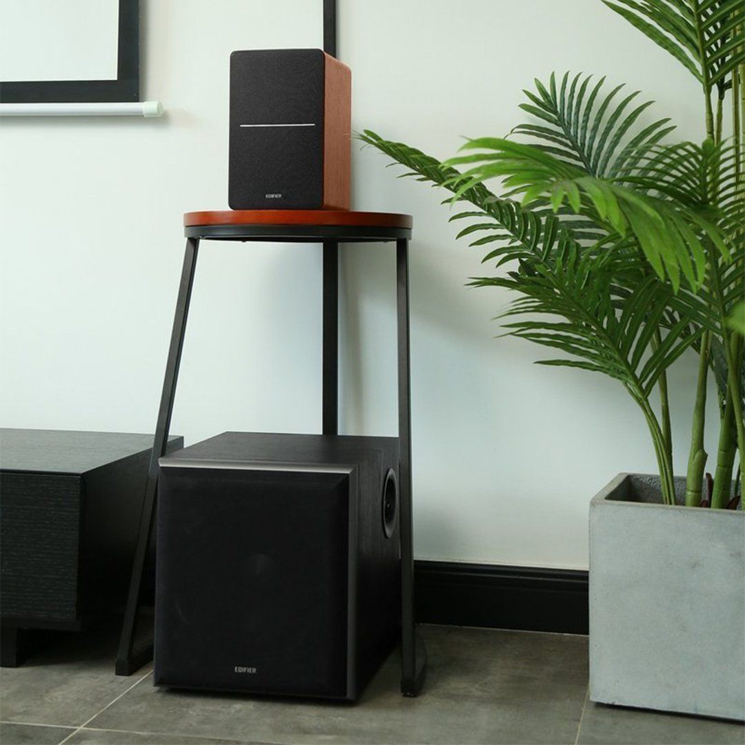[OPEN BOX] Edifier R1280DBs Active Bookshelf Speakers with Bluetooth 5.0 - Wood - K&B Audio