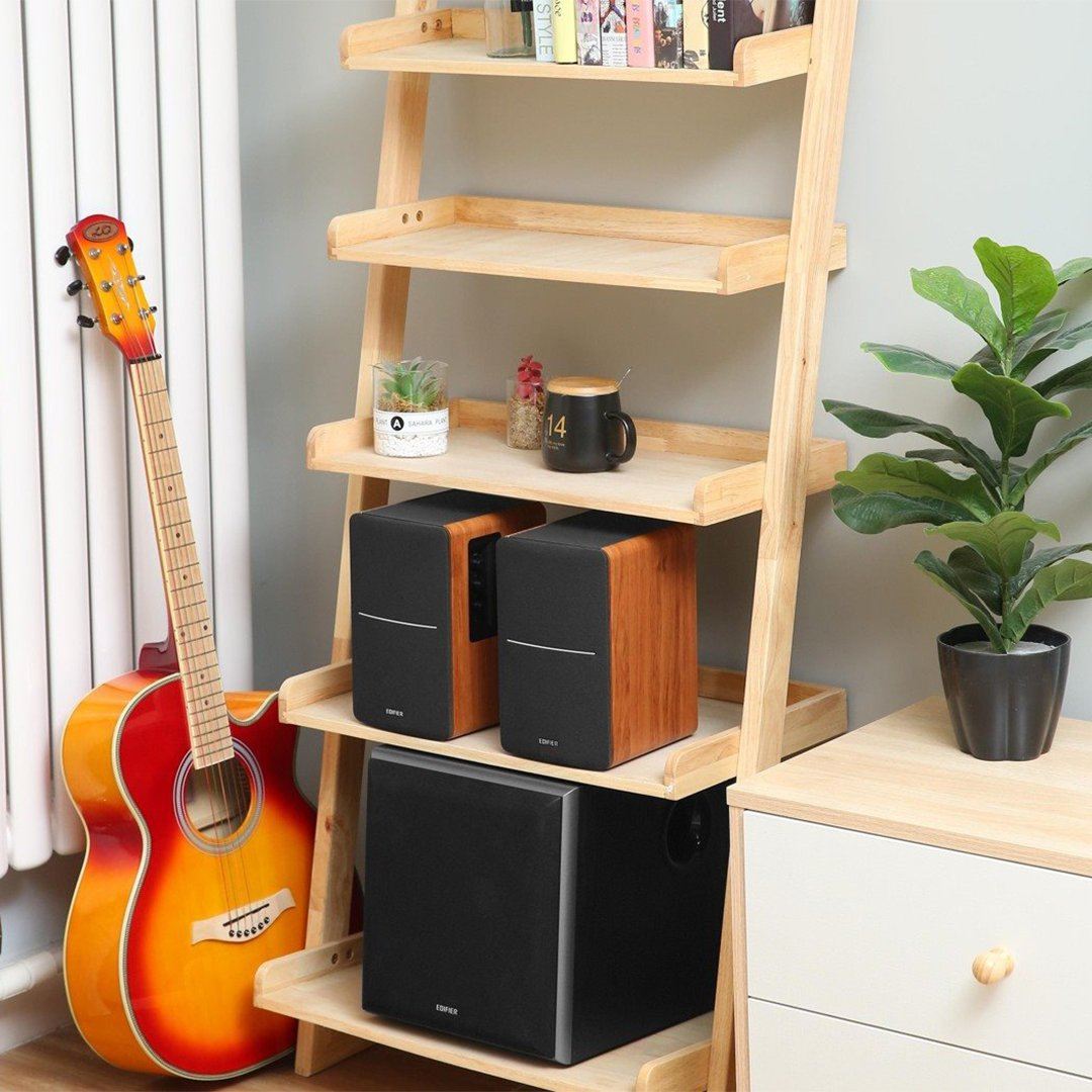 [OPEN BOX] Edifier R1280DBs Active Bookshelf Speakers with Bluetooth 5.0 - Wood - K&B Audio