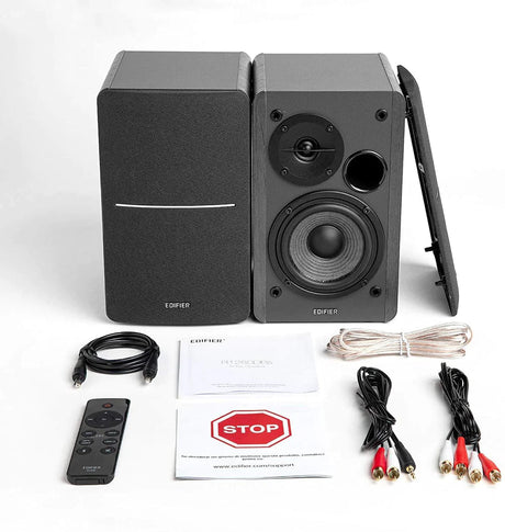 Pro-ject E1 Phono Turntable + Edifier R1280DBs Active Bluetooth Speakers - K&B Audio
