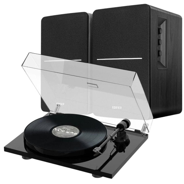Edifier R1280DBs & Pro-ject E1 Phono Turntable & Speaker Bundle - K&B Audio