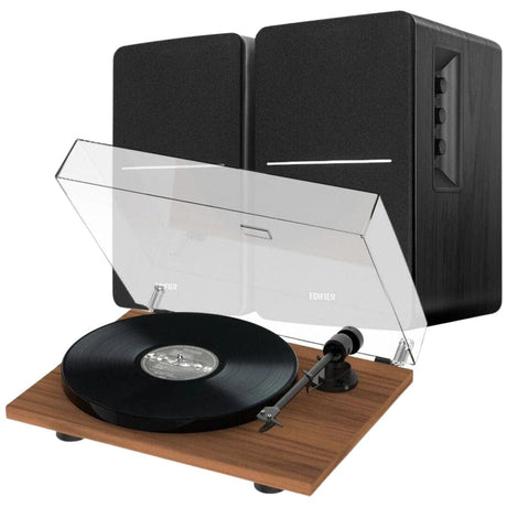 Edifier R1280DBs & Pro-ject E1 Phono Turntable & Speaker Bundle - K&B Audio