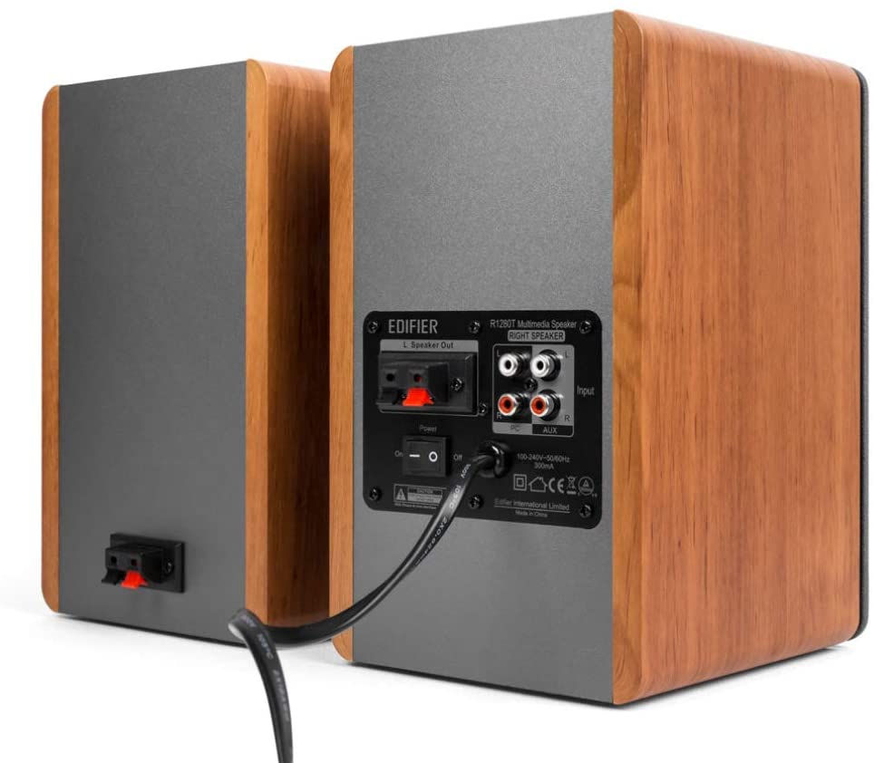 TEAC TN-175 Automatic Turntable + Edifier R1280T Active Bookshelf Speakers - K&B Audio