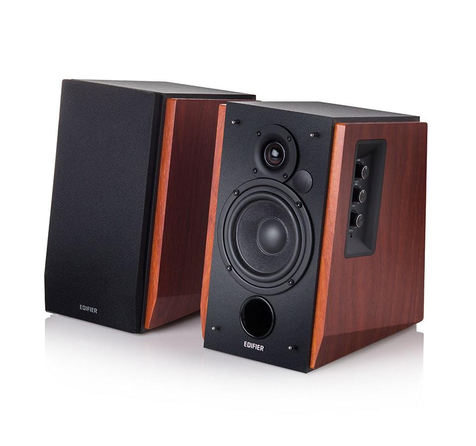  Edifier R1700BT Bluetooth Bookshelf Speakers - Active  Near-Field Studio Monitors - Powered Speakers 2.0 Setup Wooden Enclosure -  66w RMS (Renewed) : Electronics