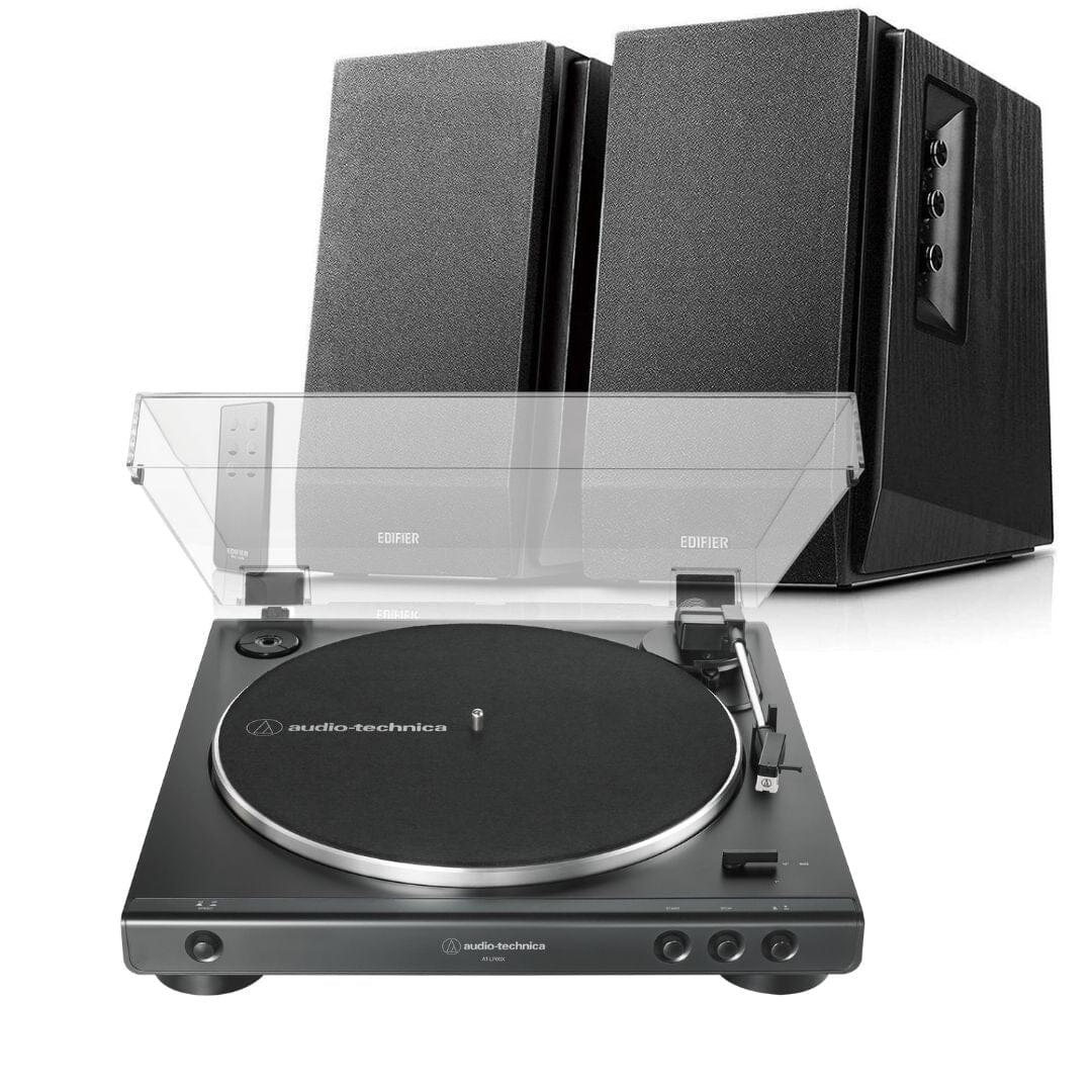 Edifier R1700BT & Audio-Technica LP60X Turntable with Bluetooth Speakers - K&B Audio