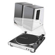 Audio-Technica LP60X-BT Bluetooth Turntable + Edifier R1700BT Active Bluetooth Speakers - White Edition - K&B Audio