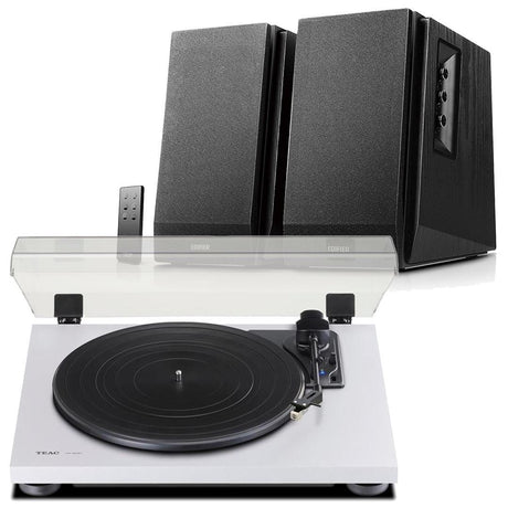 Edifier R1700BT & TEAC TN-180BT Bluetooth Turntable with Speakers Bundle - K&B Audio