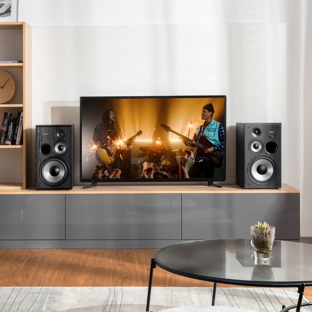 Edifier R2850DB Active Bookshelf Speakers with Bluetooth 5.1 – K&B Audio