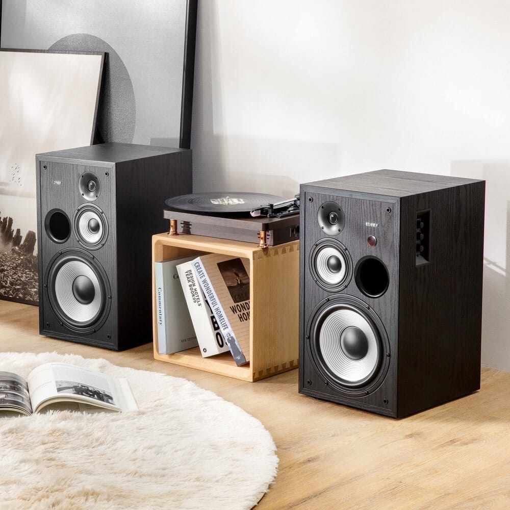 Audio-Technica LP120XUSB-BT Bluetooth Turntable + Edifier R2850DB Active Bluetooth Speakers - K&B Audio