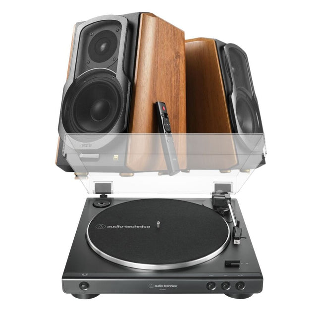 Edifier S1000MKII & Audio-Technica LP60X Turntable with Bluetooth Speakers - K&B Audio