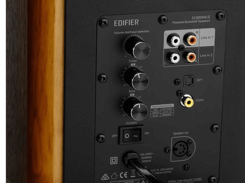 [OPEN BOX] Edifier S1000MKII Active Bookshelf Speakers with Bluetooth 5.0 - K&B Audio