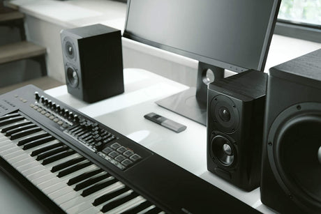 Edifier S351DB 2.1 110W Active Bookshelf Speaker System with aptX Bluetooth - Black - K&B Audio