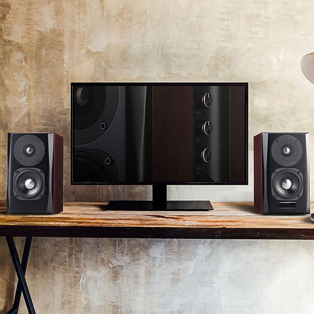 Edifier S360DB 2.1 Active Bookshelf Speakers with Bluetooth & Wireless Subwoofer - K&B Audio