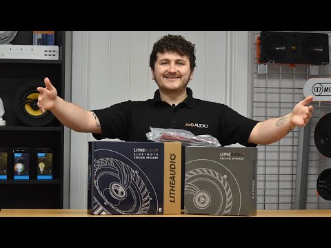 Lithe Audio Bluetooth Ceiling Speakers with aptX BT 5.0 - 6.5" - Alexa Compatible